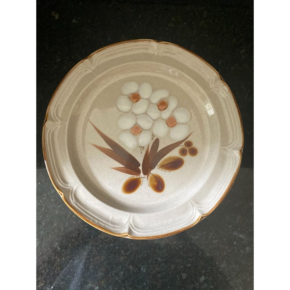 Hearthside Hand Painted Stoneware, 12" Castlewood Platter, Japan, 1970's